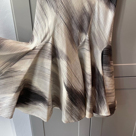 Josie Natori Radiant Texture Stretch Fit In Warm White Grey Designer Luxury - Picture 4 of 8